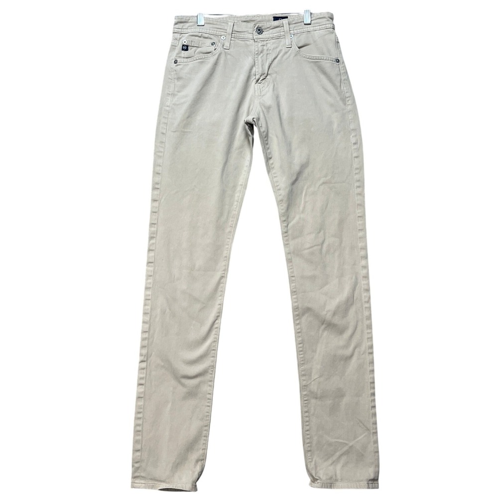 AG Adriano‎ Goldschmied The Tellis Pants Mens 30x34 Tan Modern Slim 5-Pocket